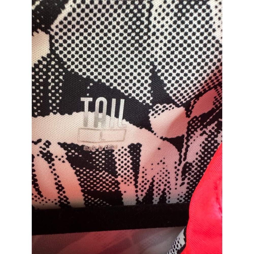 Tail Simone Venture Golf Dress Large Pink Black White Palm Print UPF 50+ Stretch - Picture 5 of 10